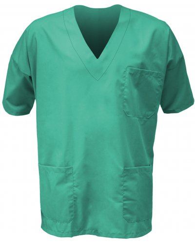 casacca unisex con bordino bicolore - abbigliamento ospedaliero